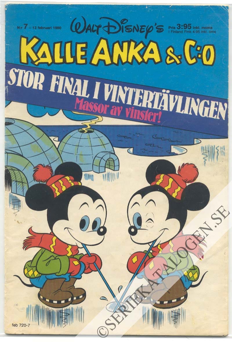 Framsida på Kalle Anka & C:o #7 (1980)