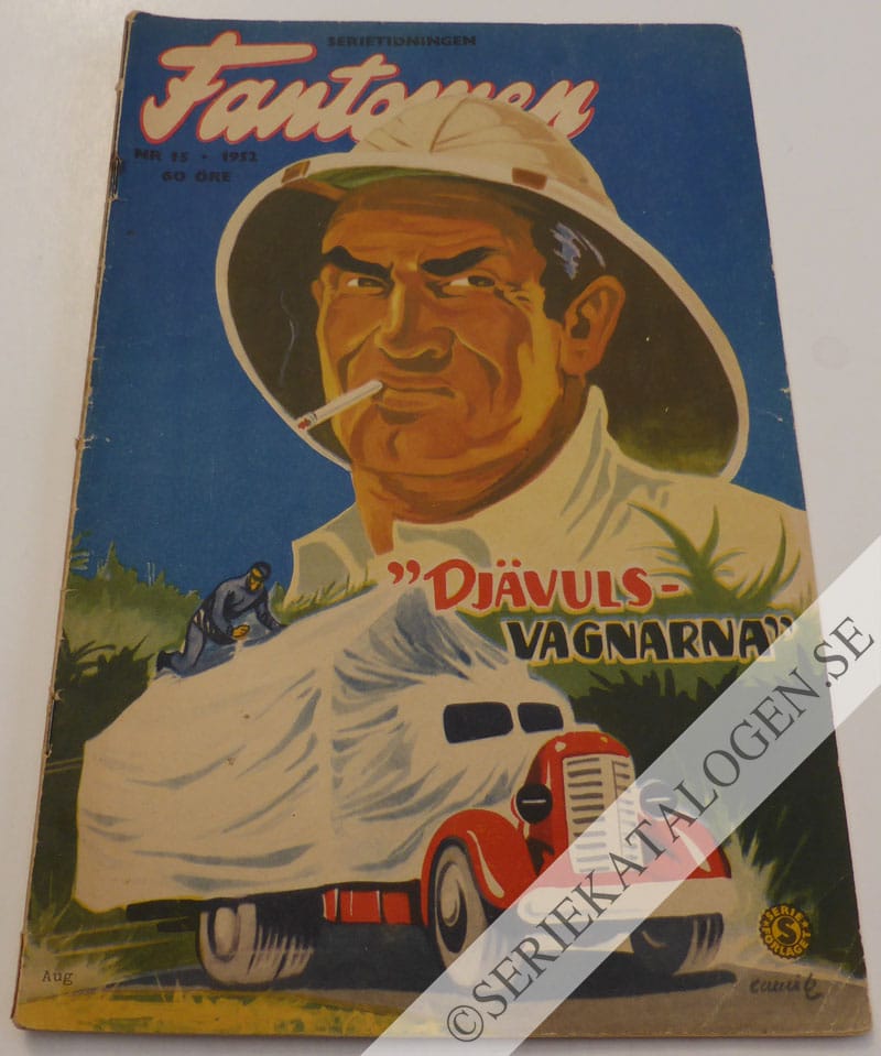 Framsida på Fantomen #15 (1952)