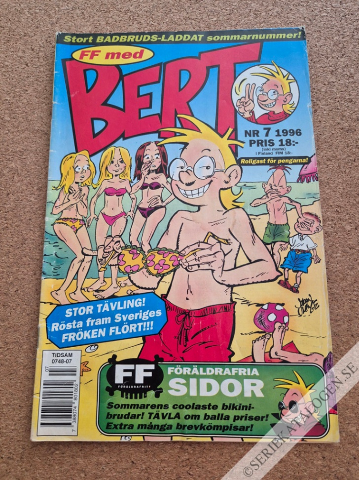 Framsida på FF med Bert #7 (1996)