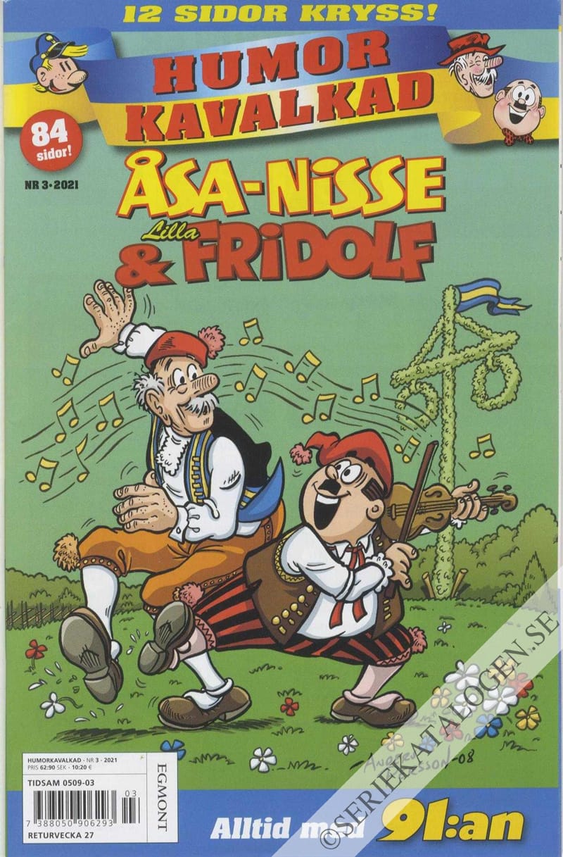 Framsida på Humorkavalkad #3 (2021)