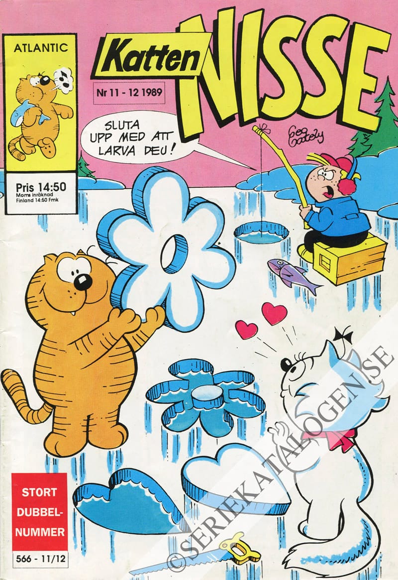 Framsida på Katten Nisse #11-12 (1989)