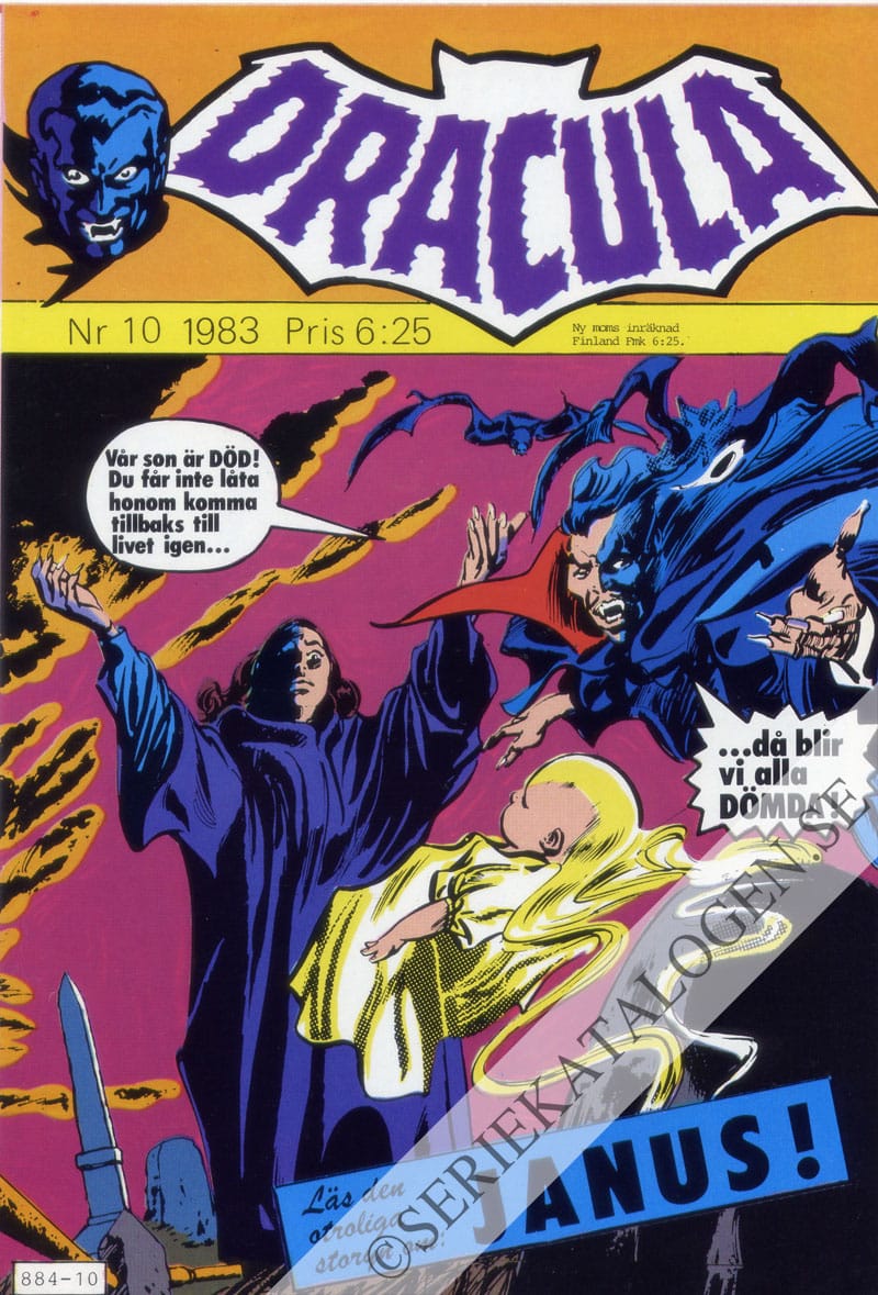 Framsida på Dracula #10 (1983)