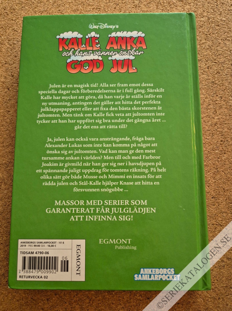 Baksida på Kalle Anka och hans vänner önskar God Jul! (2019)