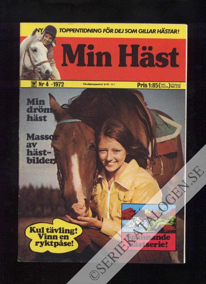 Framsida på Min häst #4 (1972)