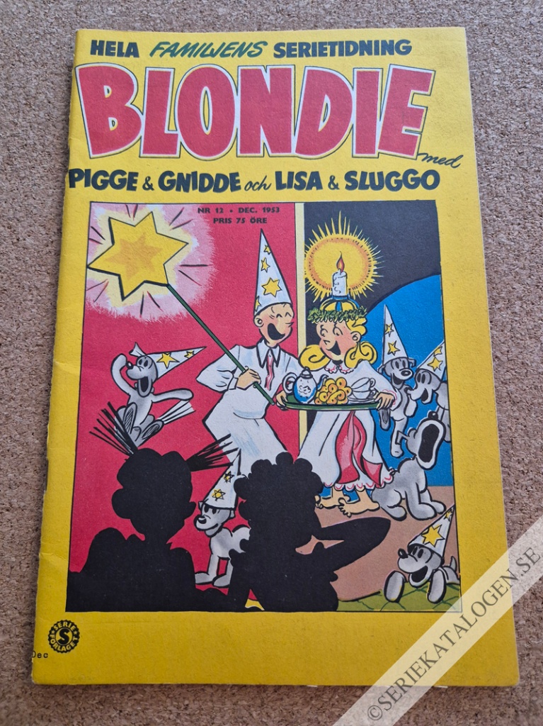 Framsida på Blondie #12 (1953)