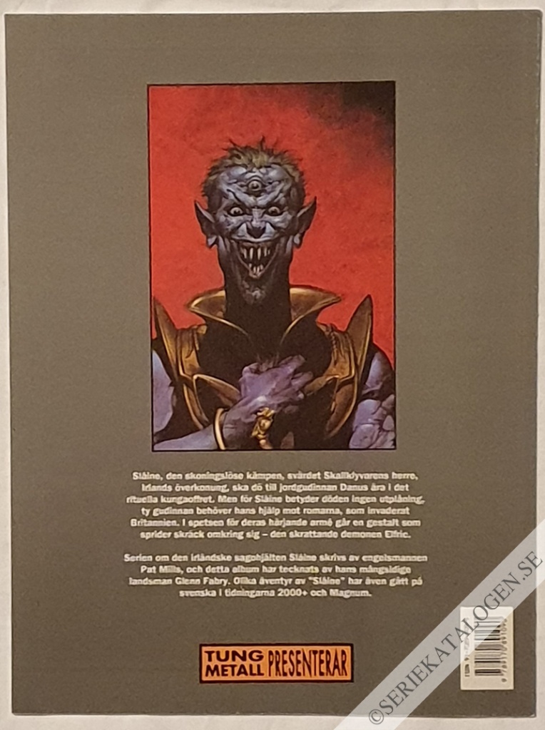 Baksida på Sláine - Demondråparen (1994)