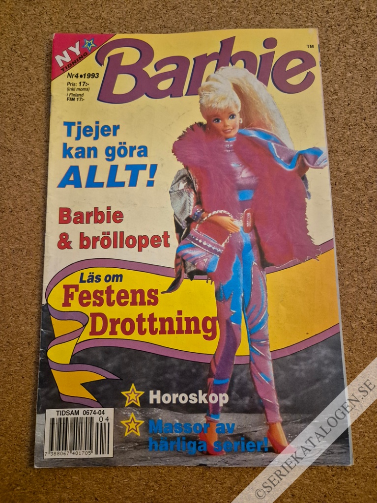 Framsida på Barbie #4 (1993)