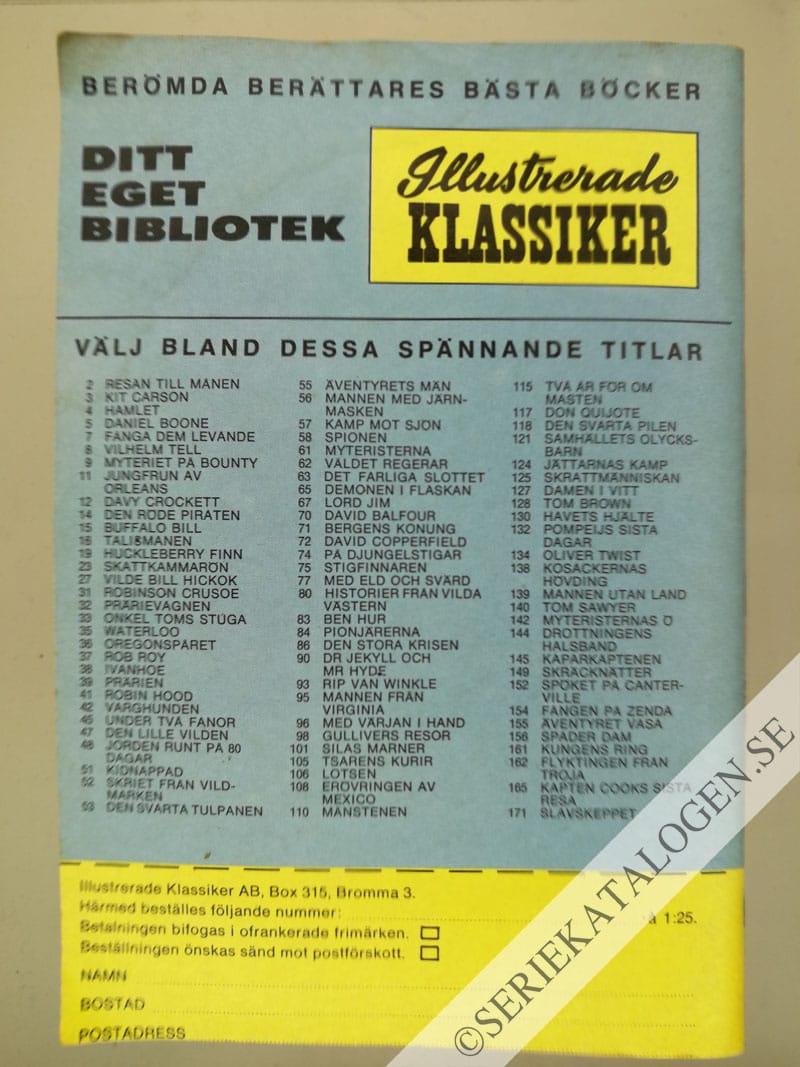 Baksida på Röda fågeln (1968)
