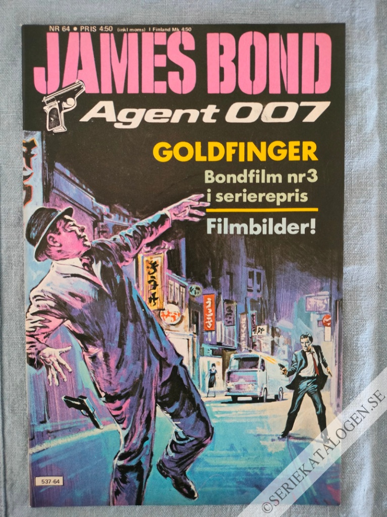 Framsida på James Bond agent 007 #64 (1980)