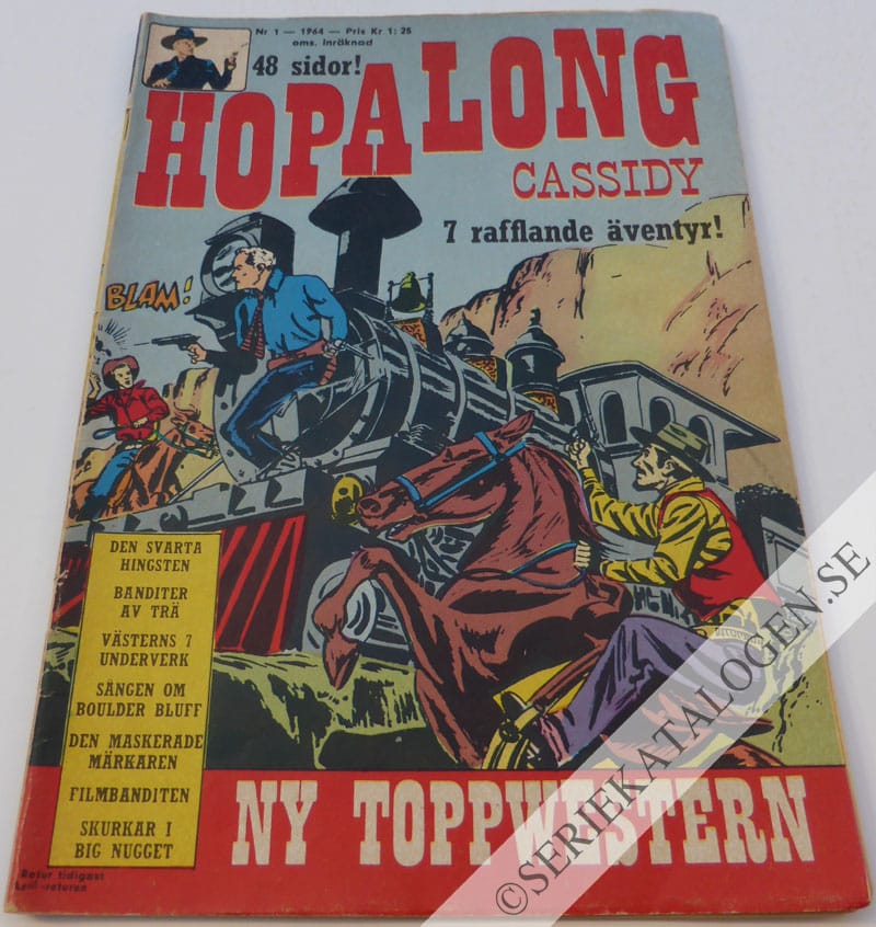 Framsida på Hopalong Cassidy #1 (1964)