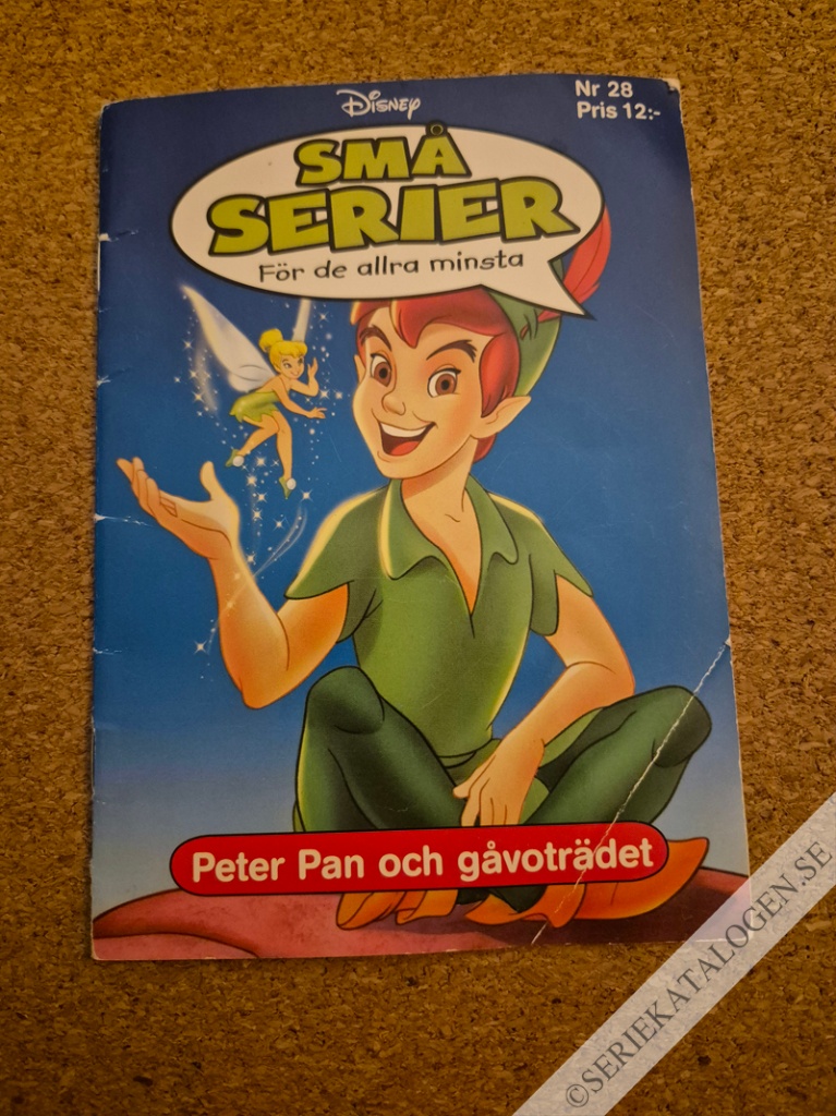 Framsida på Små serier #28 - Peter Pan och gåvoträdet (2006)