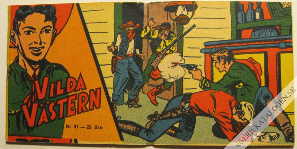 Framsida på Vilda Västern #47 (1955)
