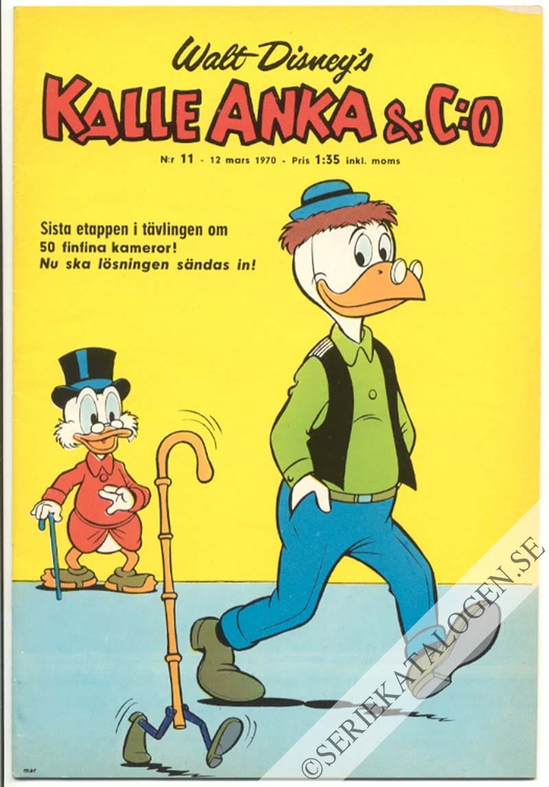 Framsida på Kalle Anka & C:o #11 (1970)
