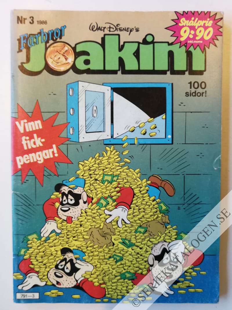 Framsida på Joakim #3 (1986)