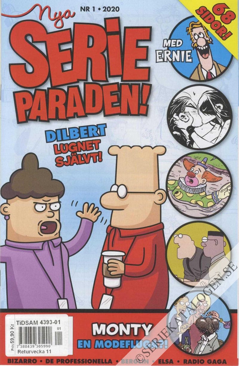 Framsida på Nya Serieparaden #1 (2020)