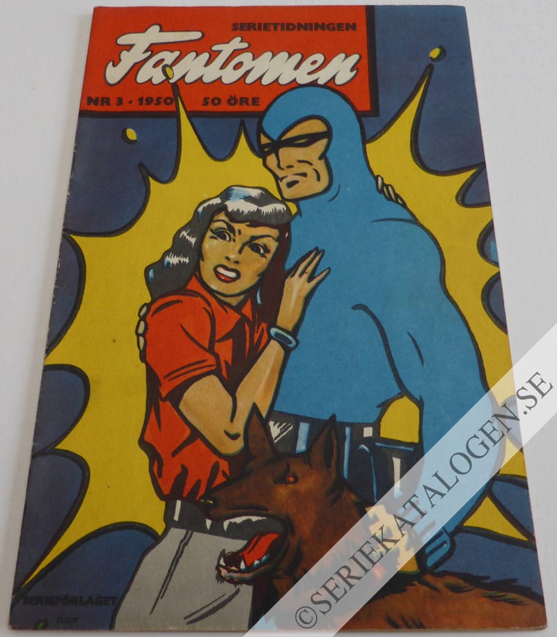 Framsida på Fantomen #3 (1950)