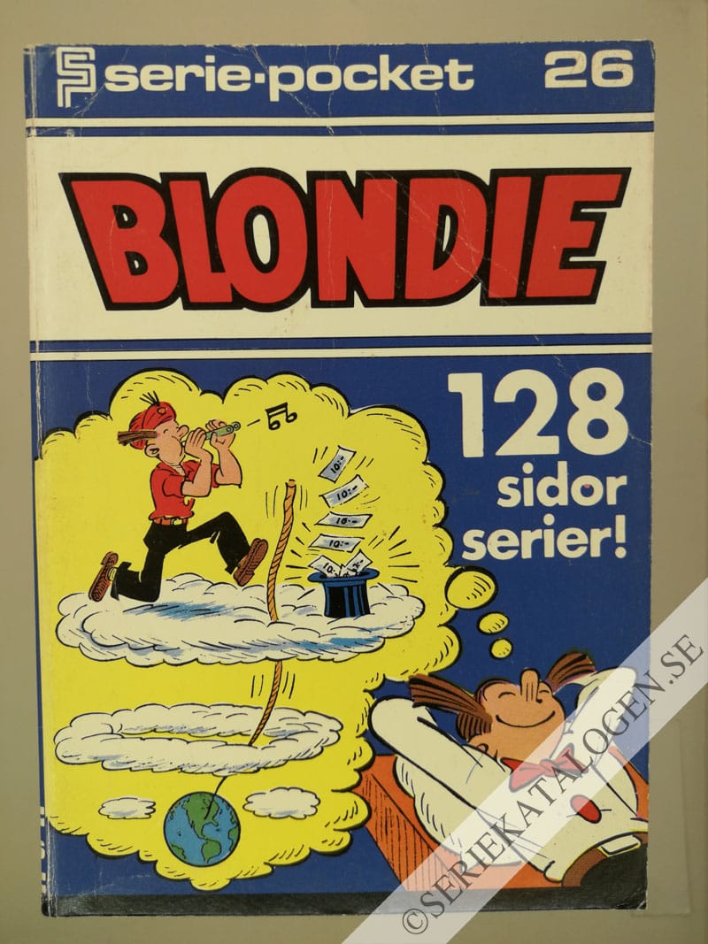 Framsida på Seriepocket Blondie (1974)
