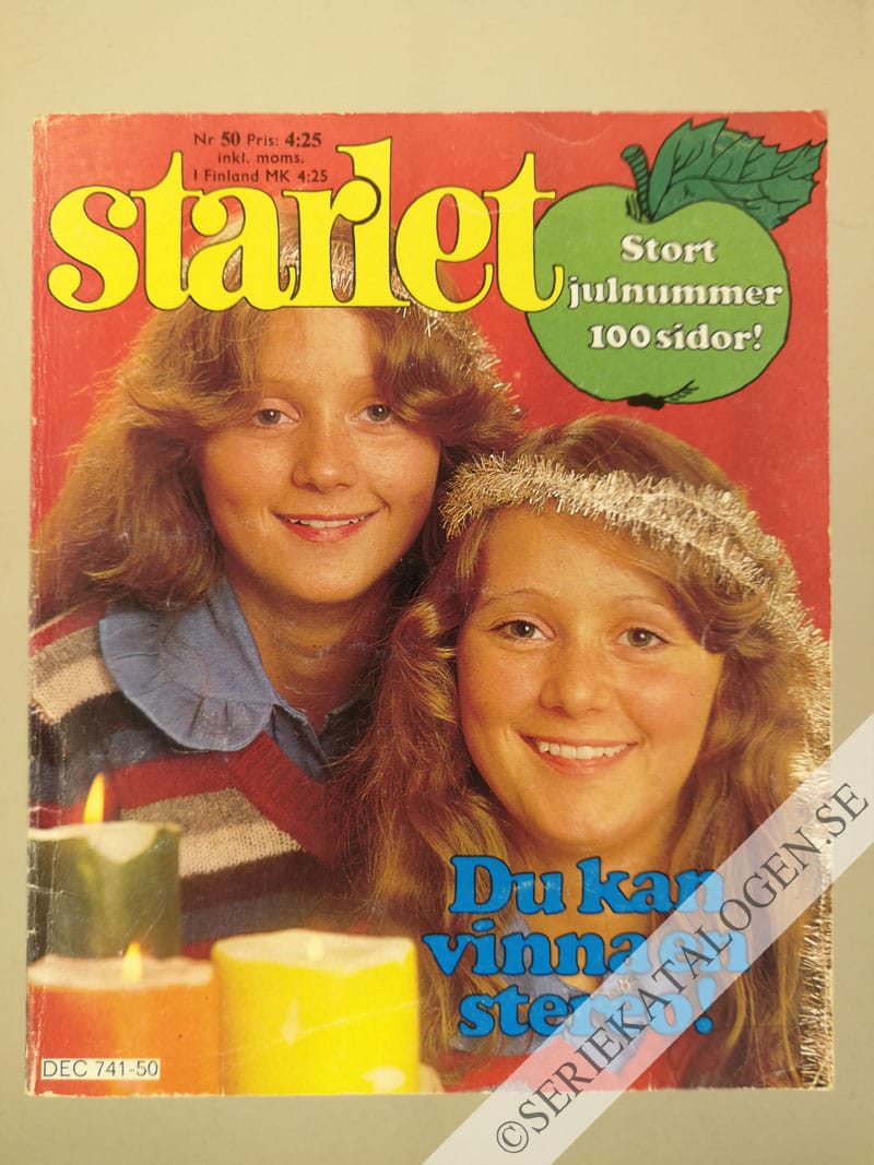 Framsida på Starlet #50 (1977)