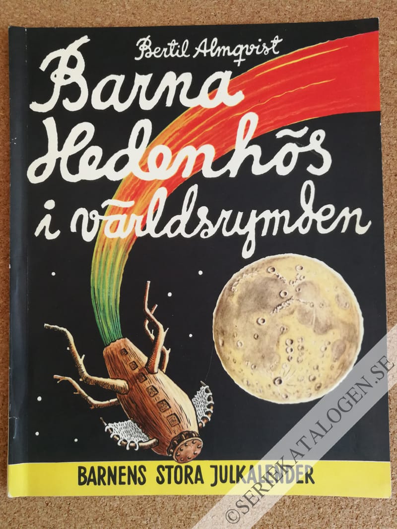 Framsida på Barna Hedenhös i världsrymden (1961)