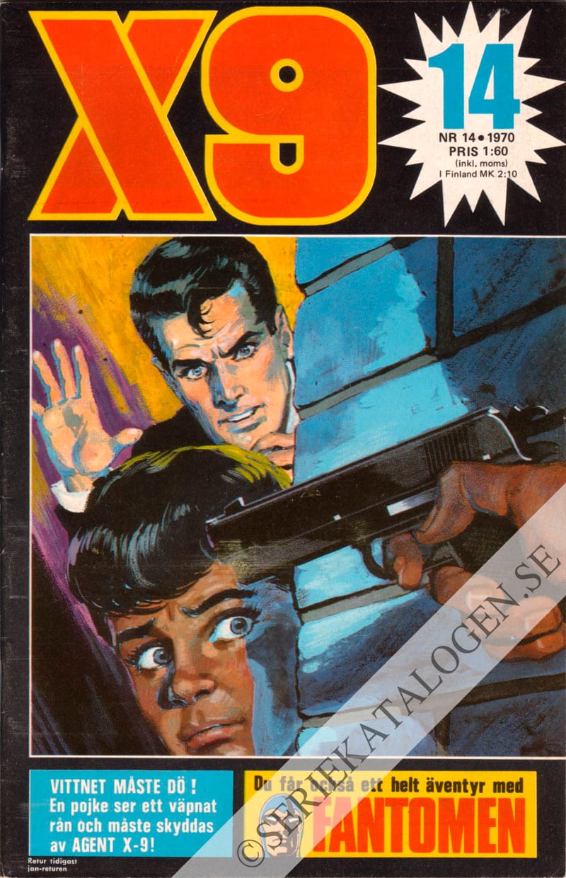 Framsida på X9 #14 (1970)