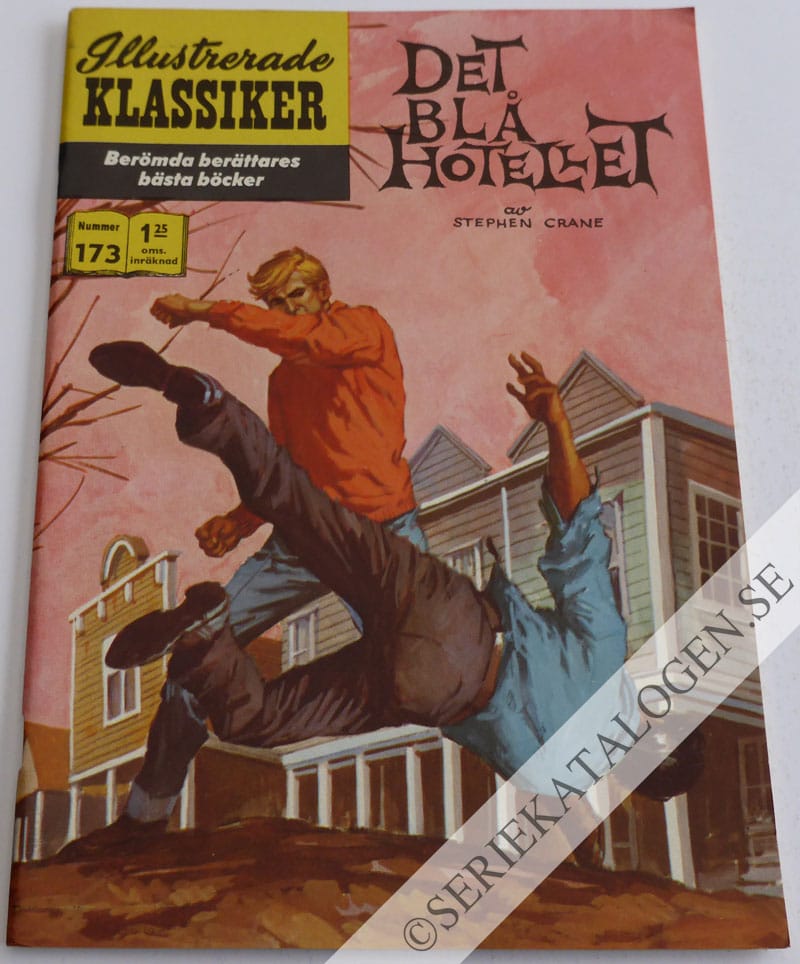 Framsida på Illustrerade Klassiker #173 - Det blå hotellet (1964)