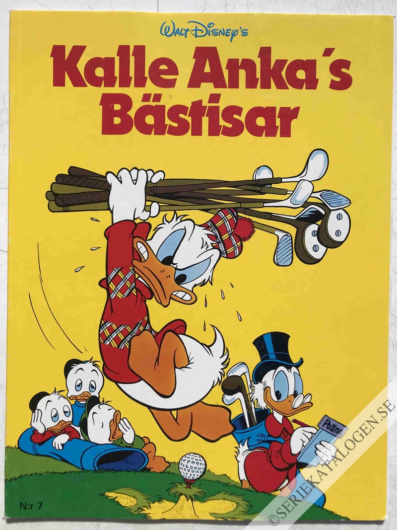 Framsida på Kalle Ankas bästisar #7 (1977)