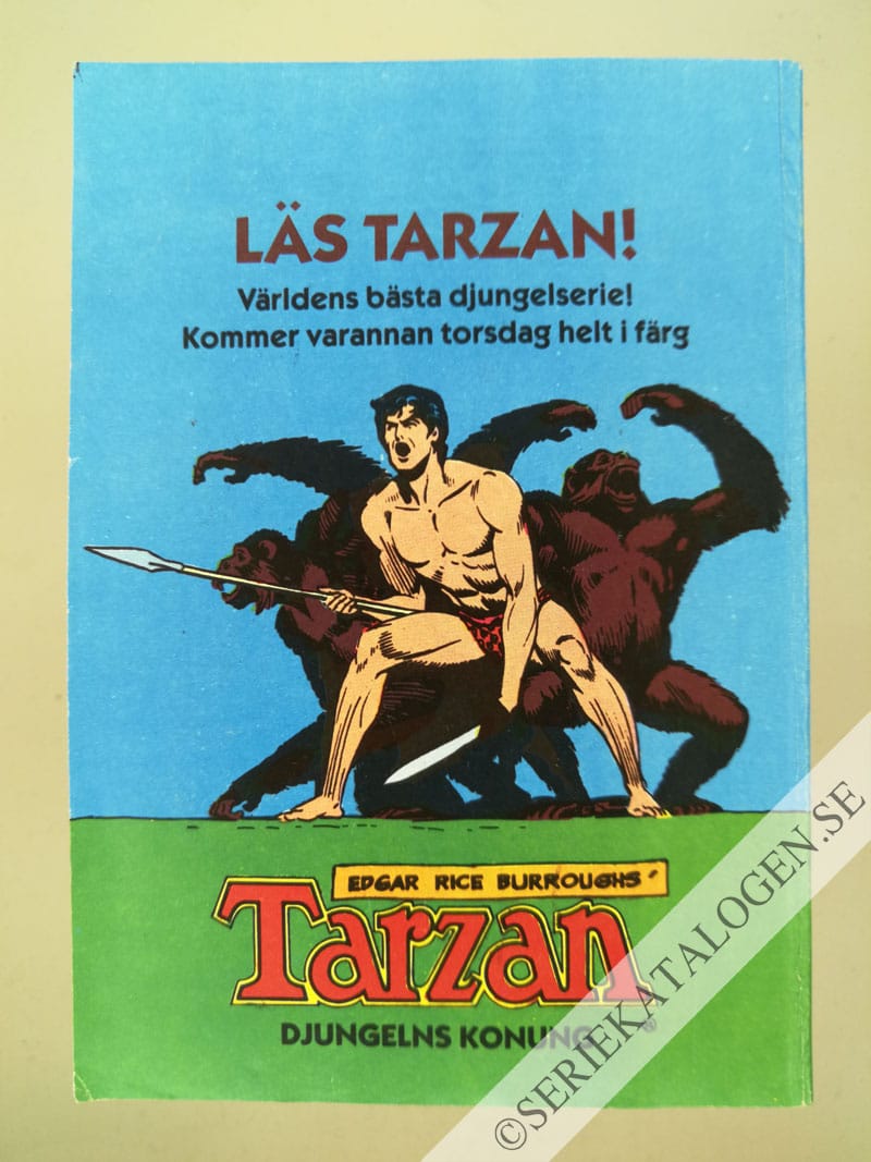 Baksida på En hjälte föds (1979)