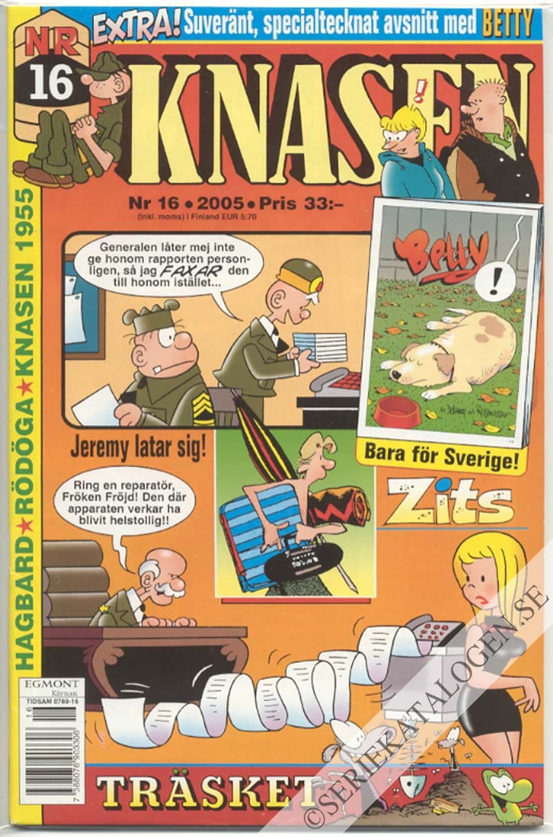 Framsida på Knasen #16 (2005)