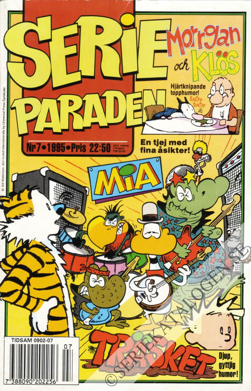 Framsida på Serie-paraden #7 (1995)