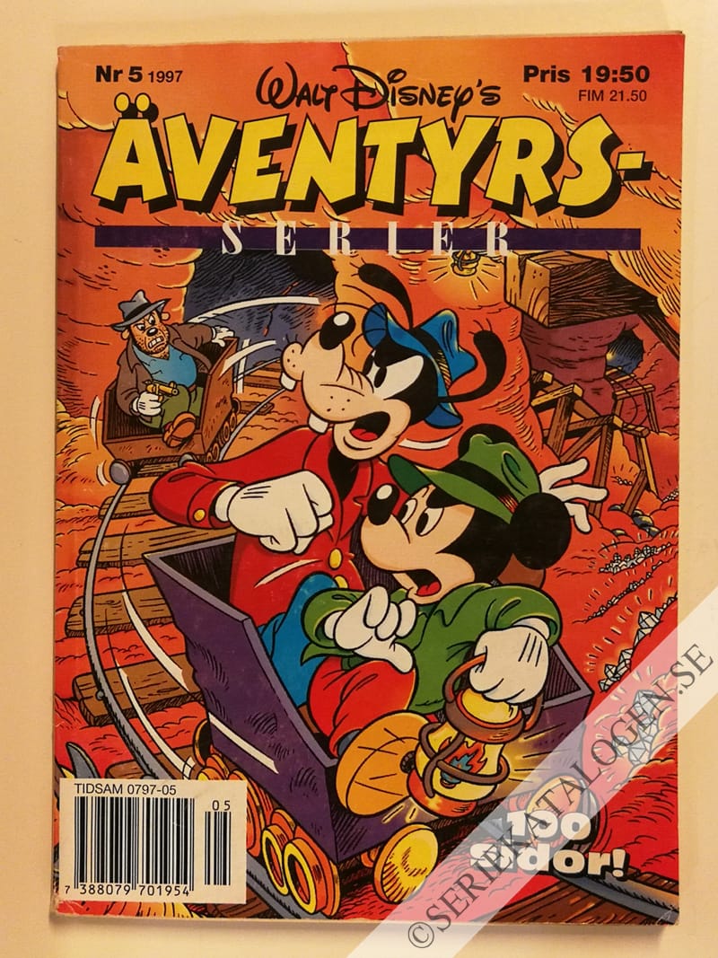 Framsida på Walt Disney's äventyrsserier #5 (1997)