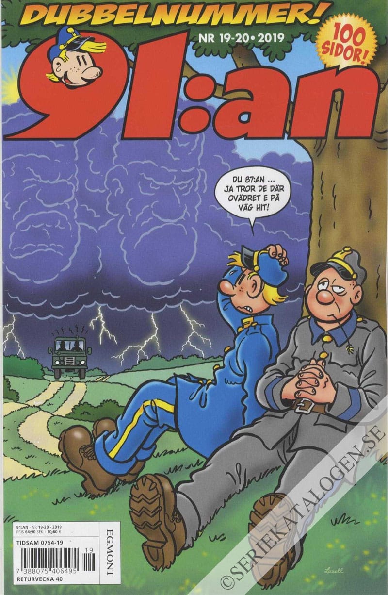Framsida på 91:an #19-20 (2019)