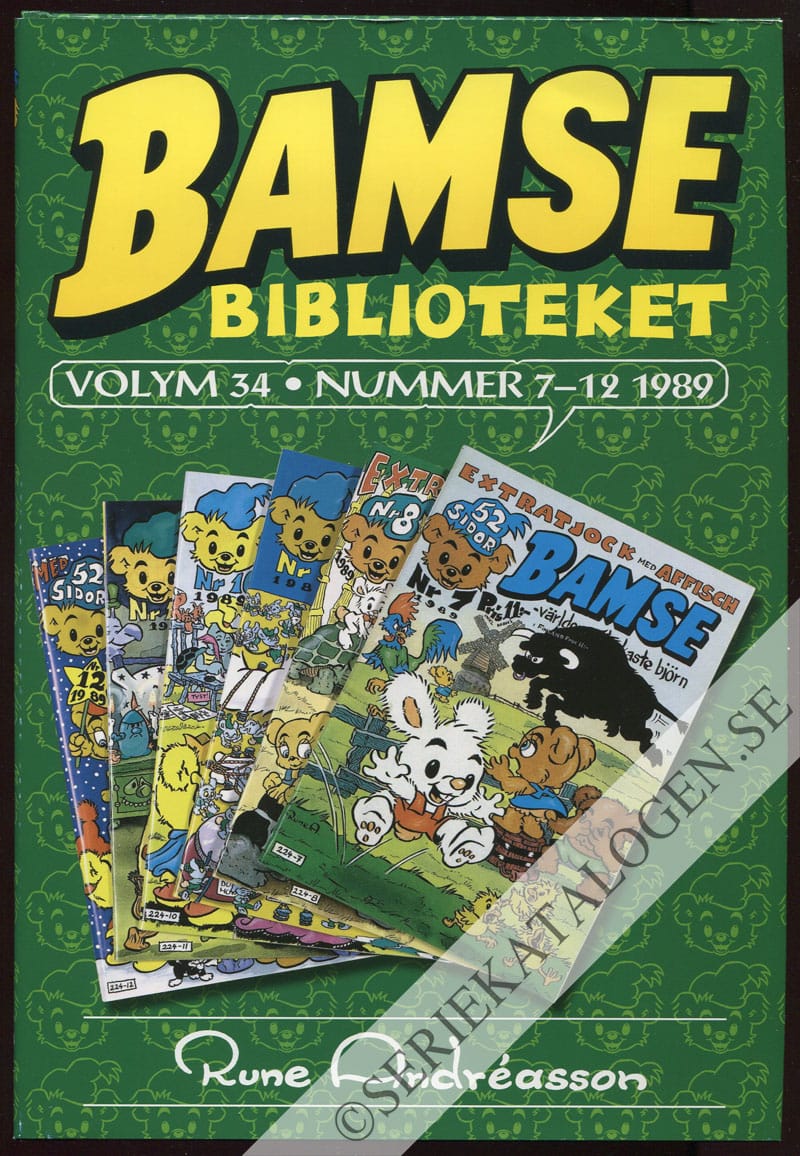 Framsida på Bamsebiblioteket #34 (2009)