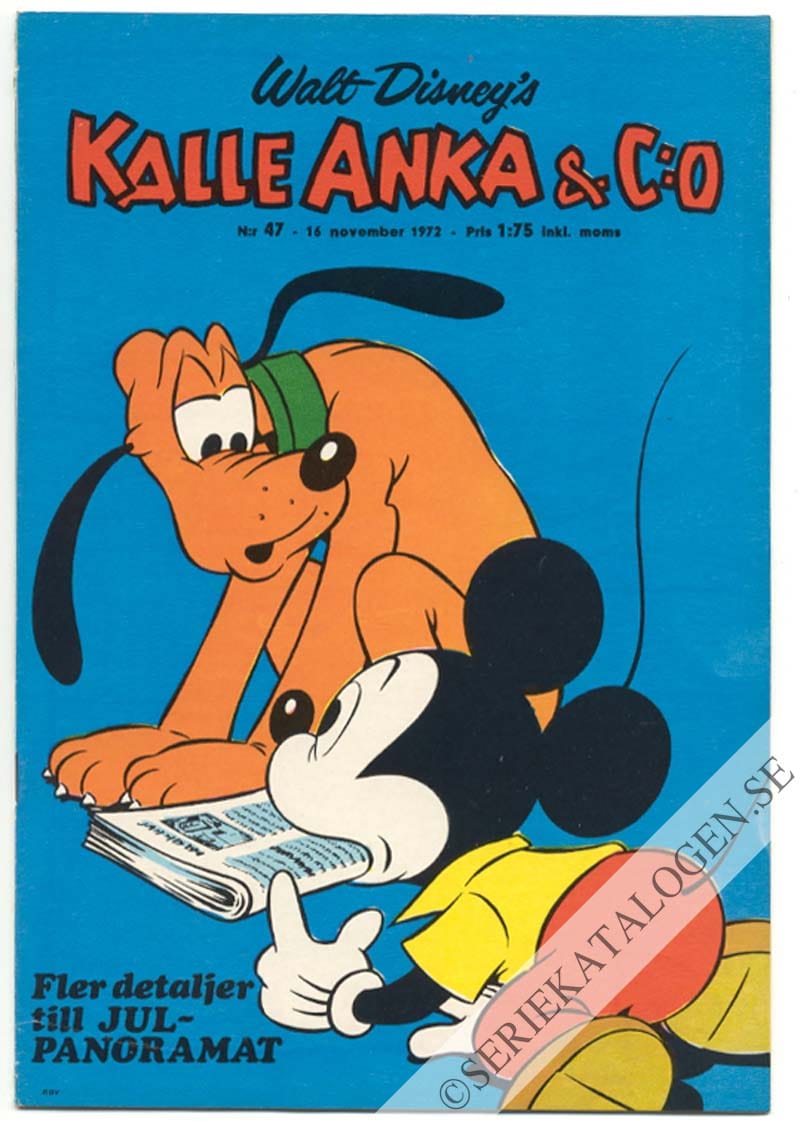 Framsida på Kalle Anka & C:o #47 (1972)