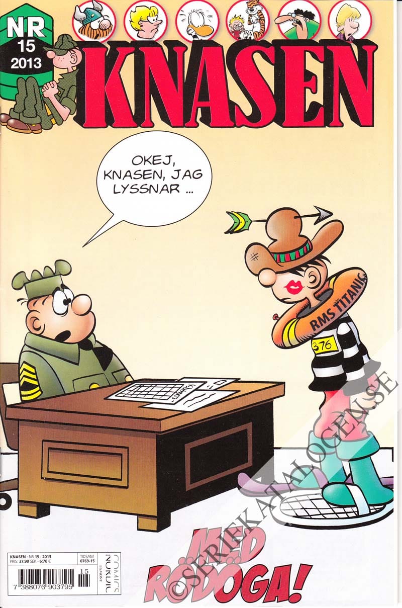 Framsida på Knasen #15 (2013)