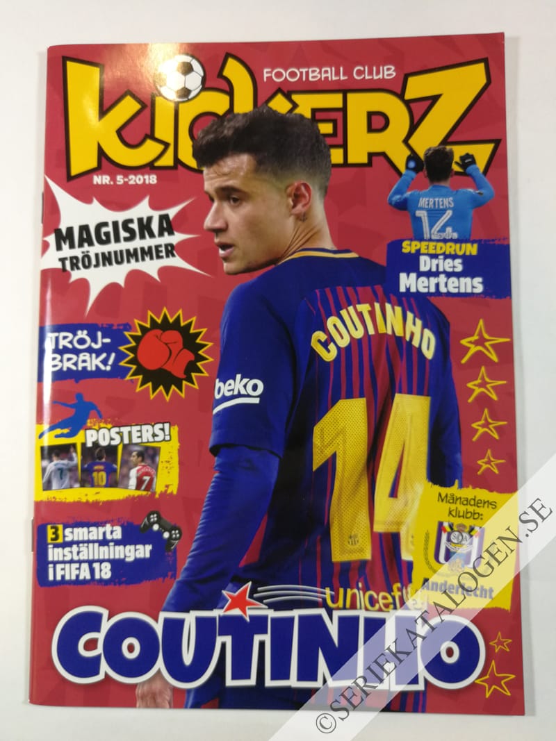 Framsida på Kickerz Football Club #5 (2018)