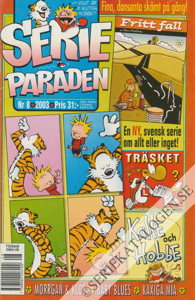 Framsida på Serie-paraden #8 (2004)