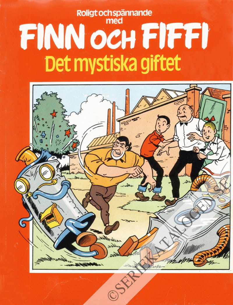 Framsida på Finn och Fiffi Det mystiska giftet (1979)