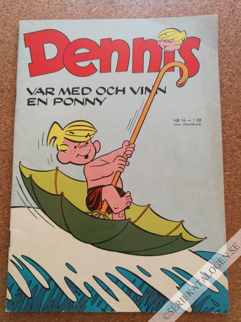 Framsida på Dennis #16 (1966)