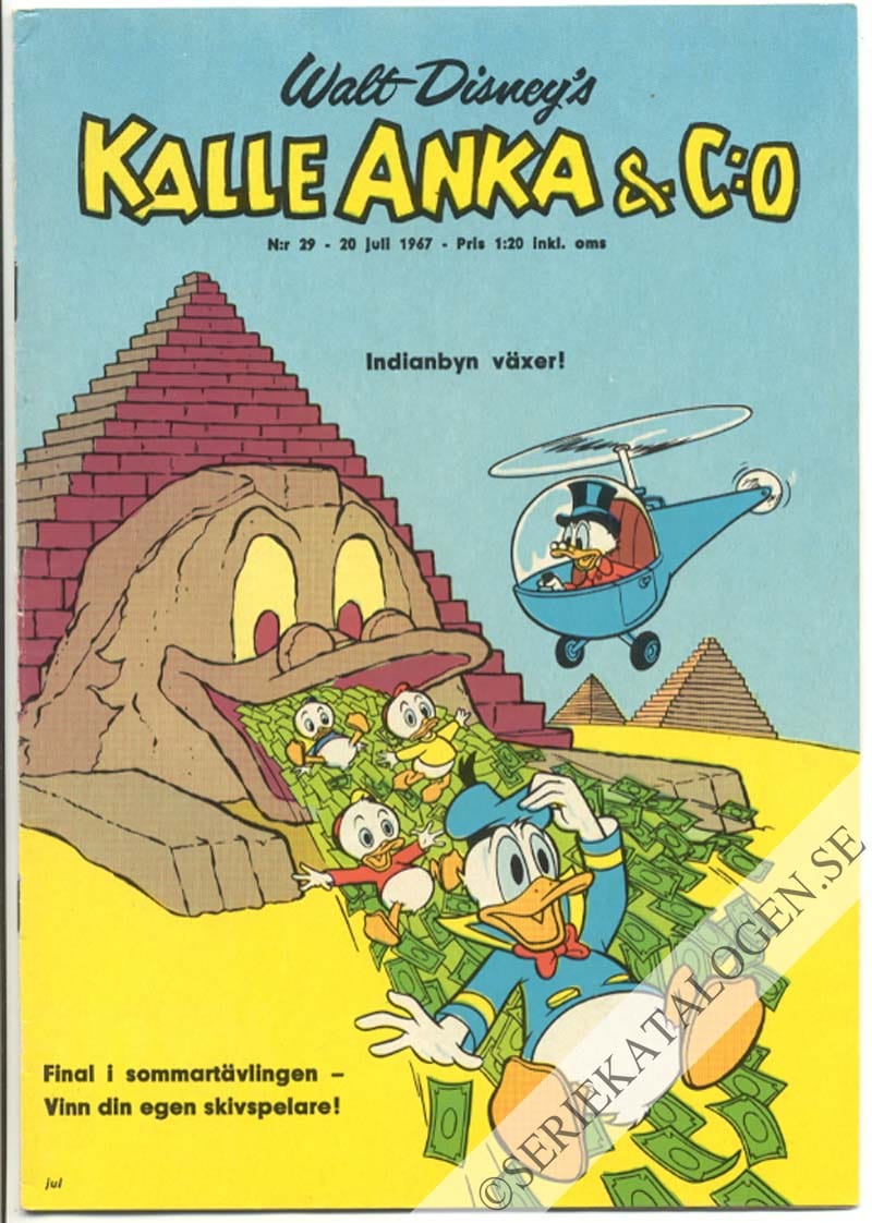 Framsida på Kalle Anka & C:o #29 (1967)