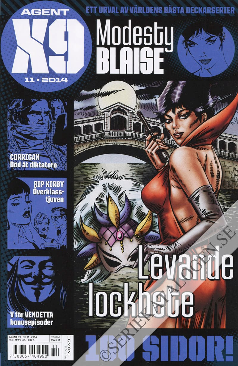 Framsida på Agent X9 #11 (2014)