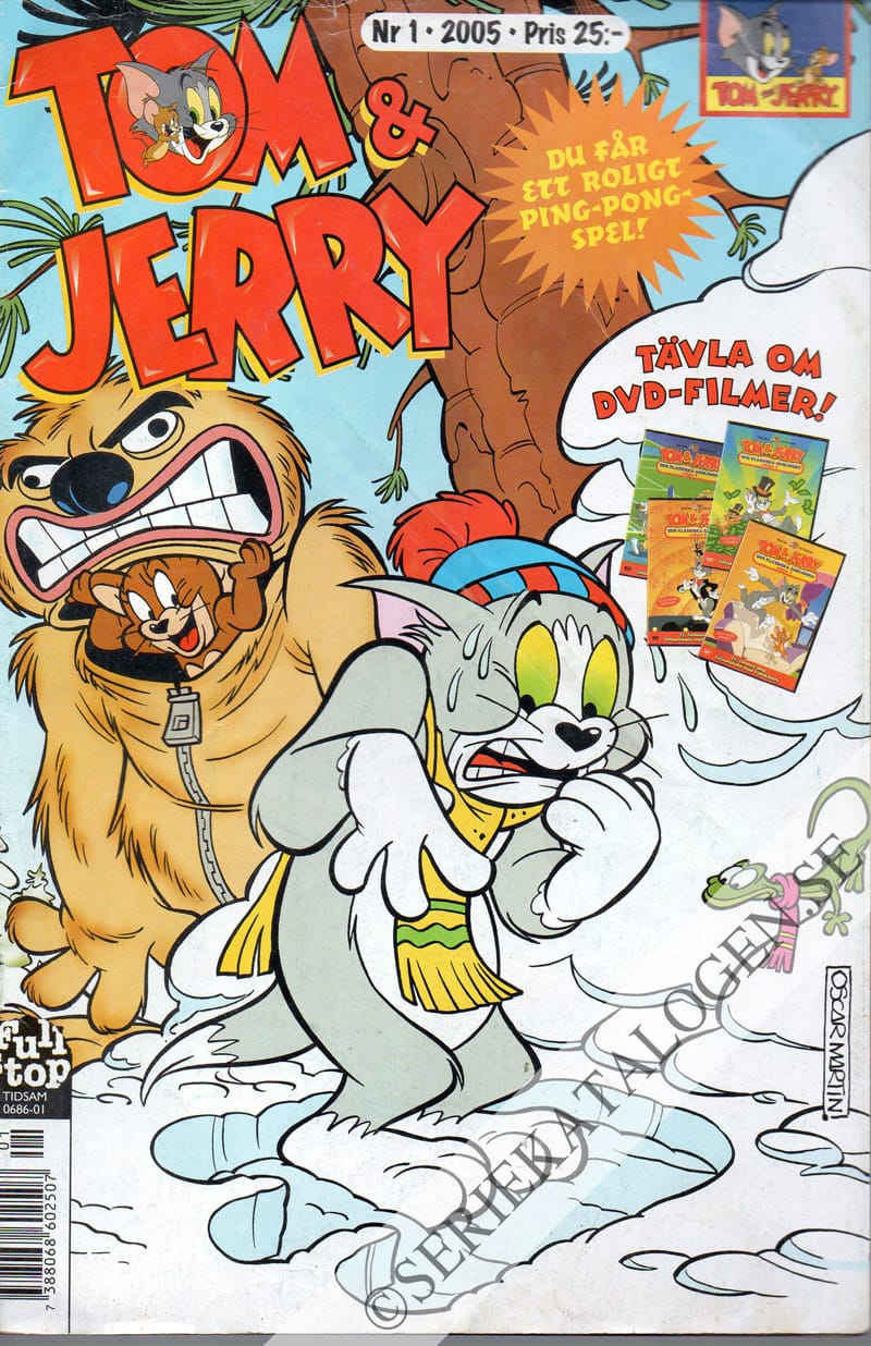 Framsida på Tom & Jerry #1 (2005)