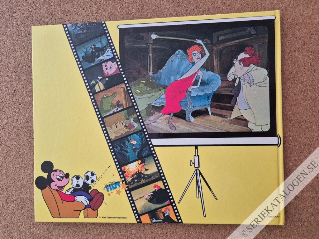 Baksida på Bernard & Bianca - Hela berättelsen, lättläst och illustrerad med mer än 170 färgbilder direkt ur filmen (1979)