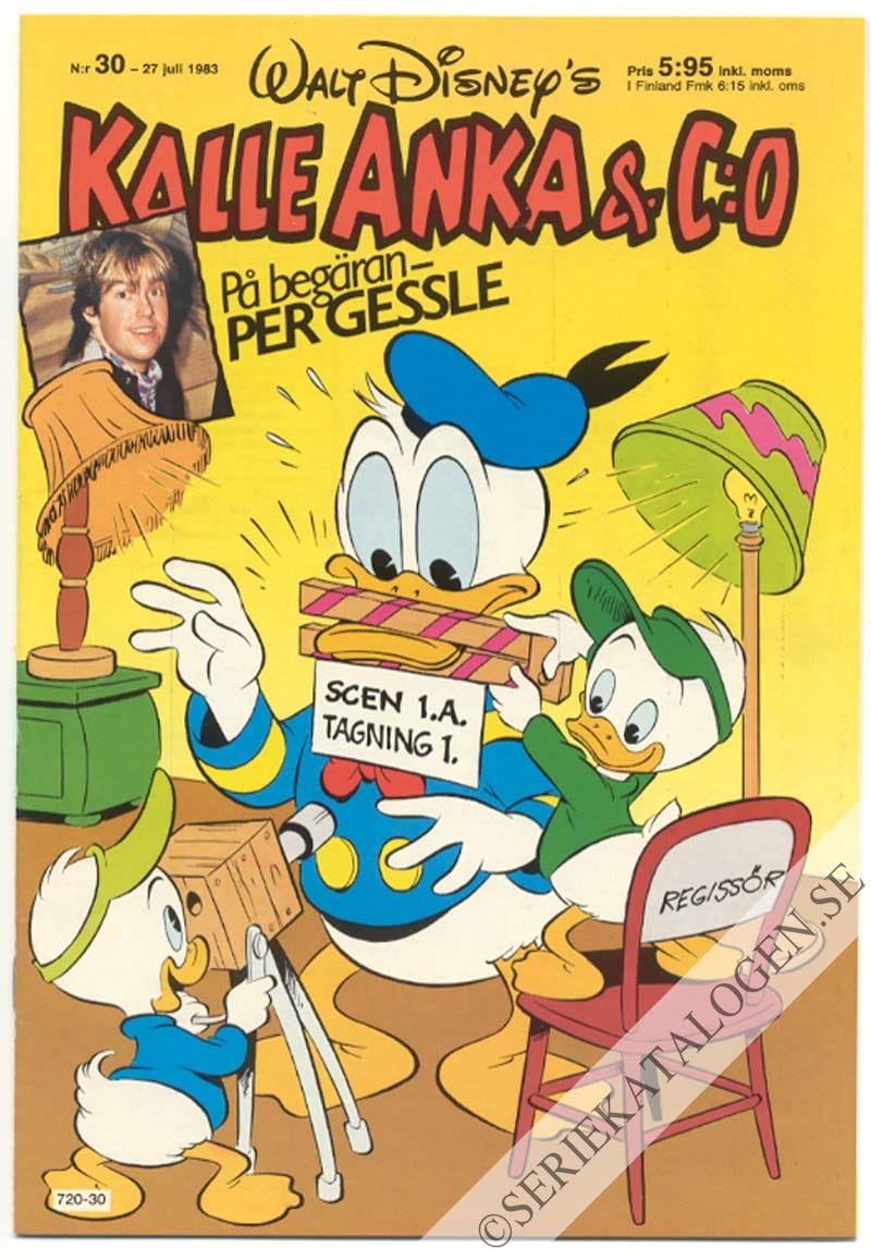 Framsida på Kalle Anka & C:o #30 (1983)
