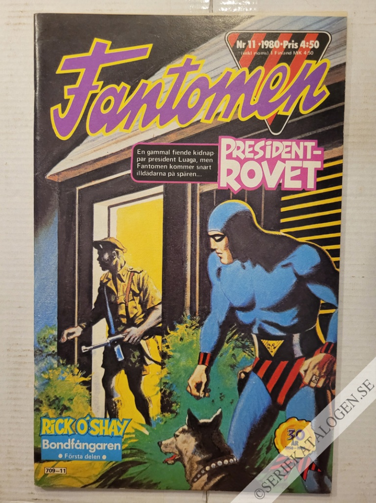 Framsida på Fantomen #11 (1980)