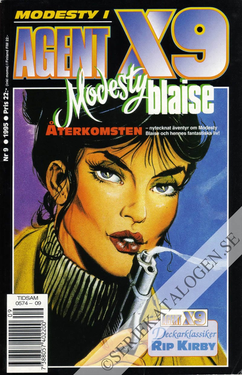 Framsida på Agent X9 #9 (1995)
