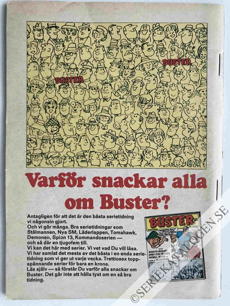 Baksida på De orädda! (1967)