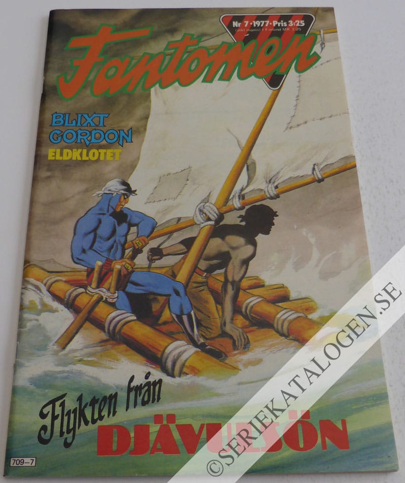 Framsida på Fantomen #7 (1977)