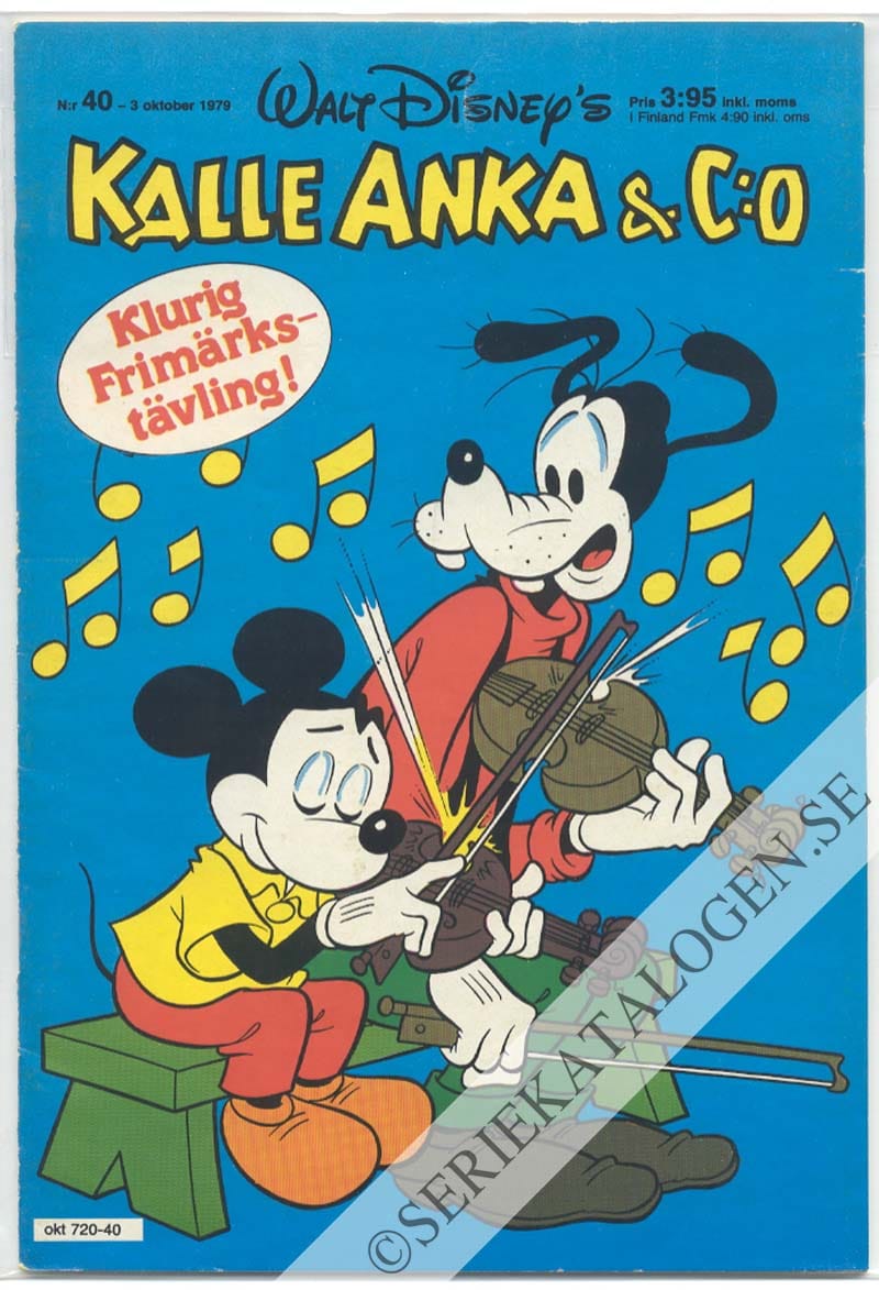 Framsida på Kalle Anka & C:o #40 (1979)