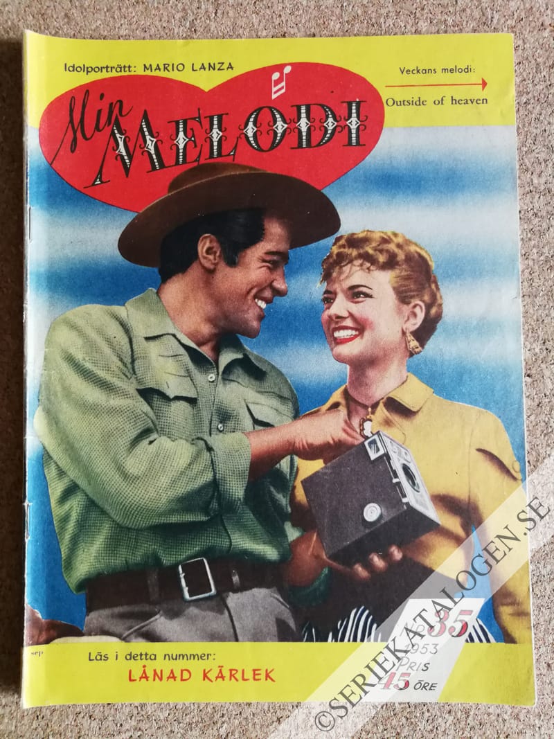 Framsida på Min melodi #35 (1953)