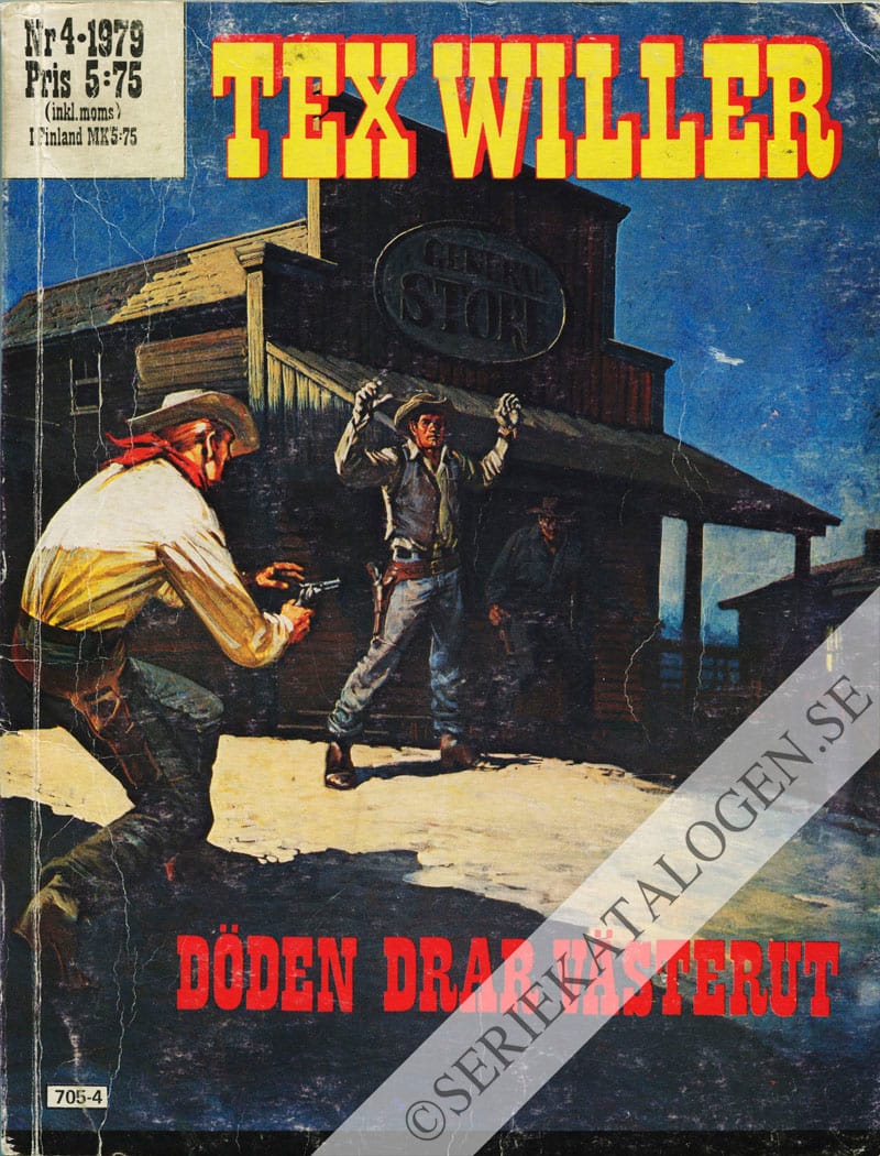 Framsida på Tex Willer #4 (1979)